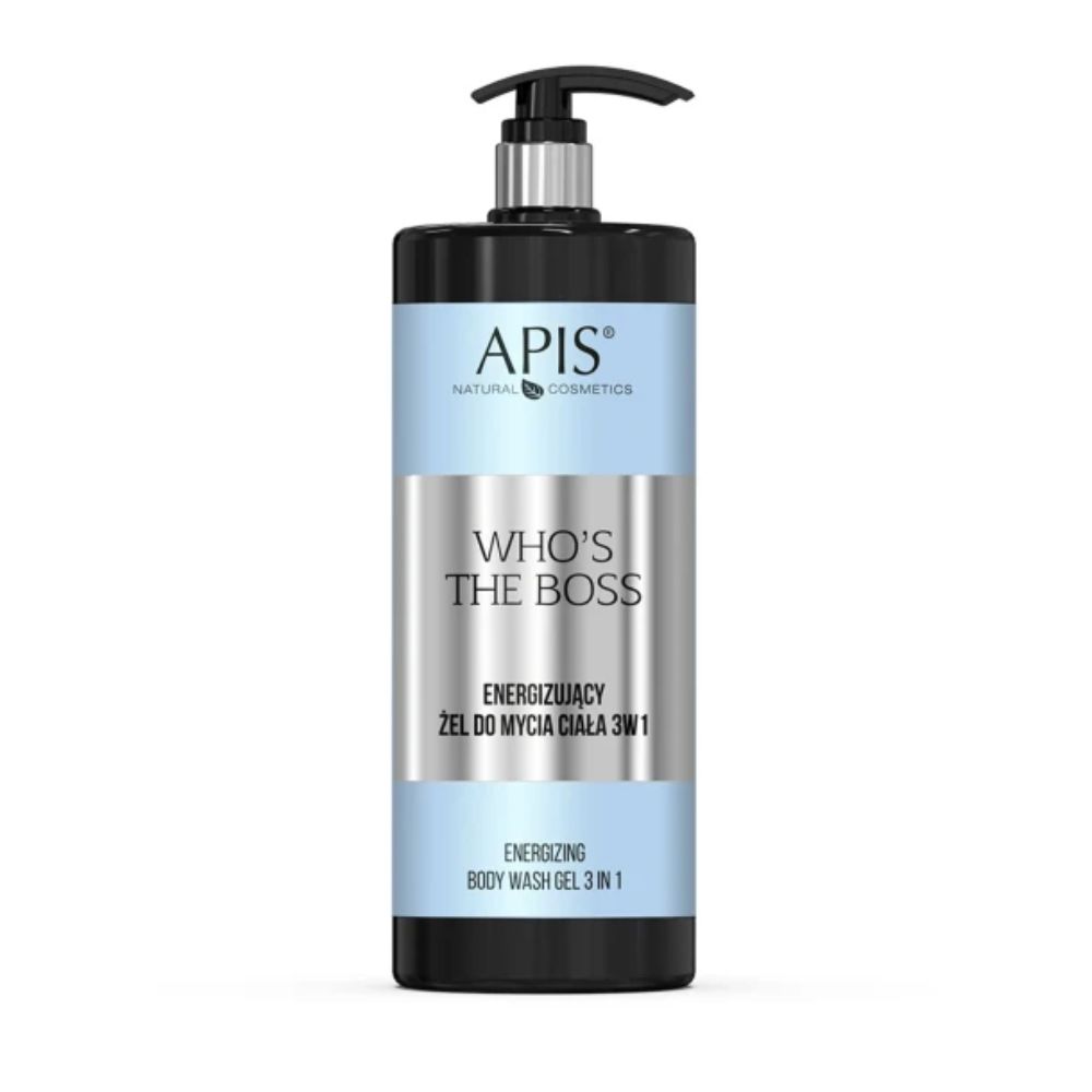 Apis  Who"s The Boss Energizujący żel do mycia ciała 3 w 1 1000 ml
