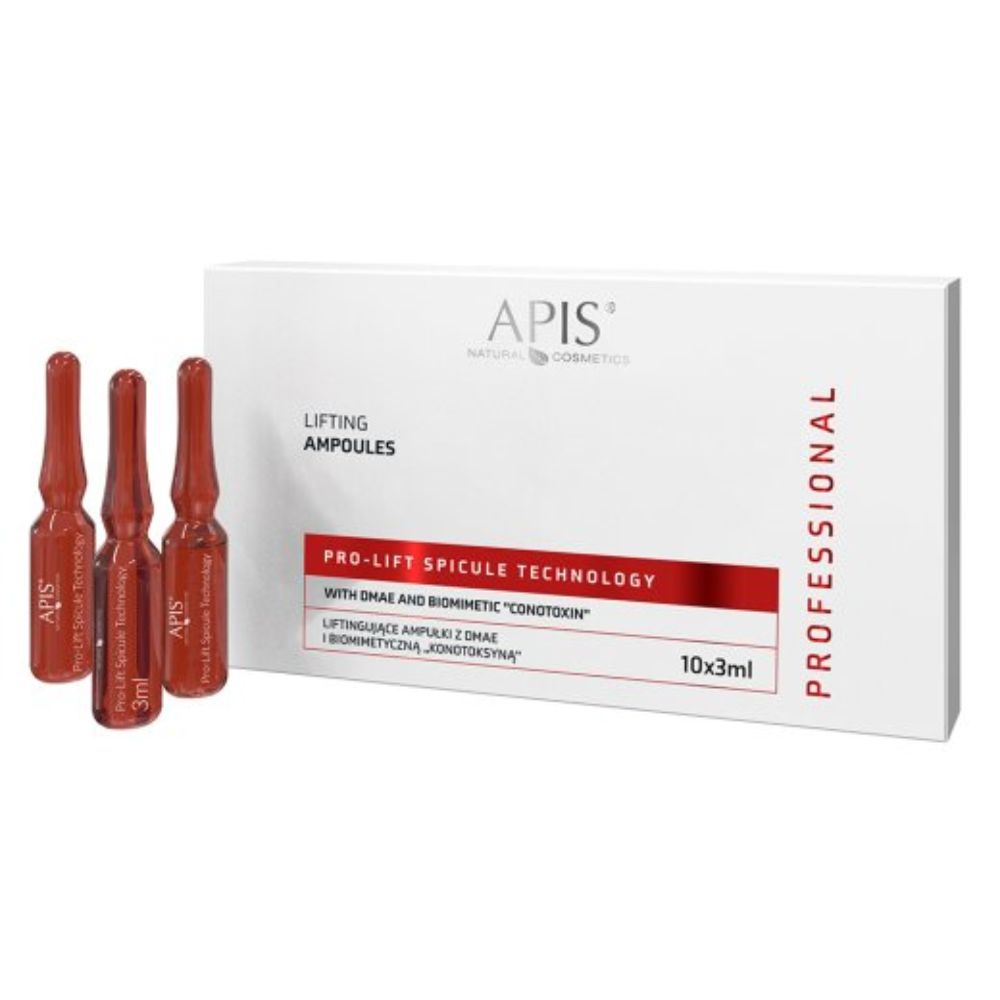 Apis Pro-Lift Spicule Technology liftingujące ampułki z DMAE i biomimetyczną konotoksyną 30 ml
