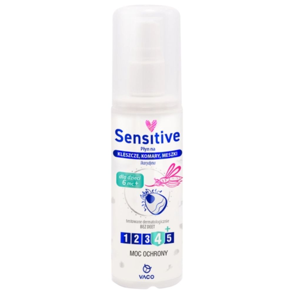 Vaco Sensitive płyn na kleszcze komary meszki 80 ml