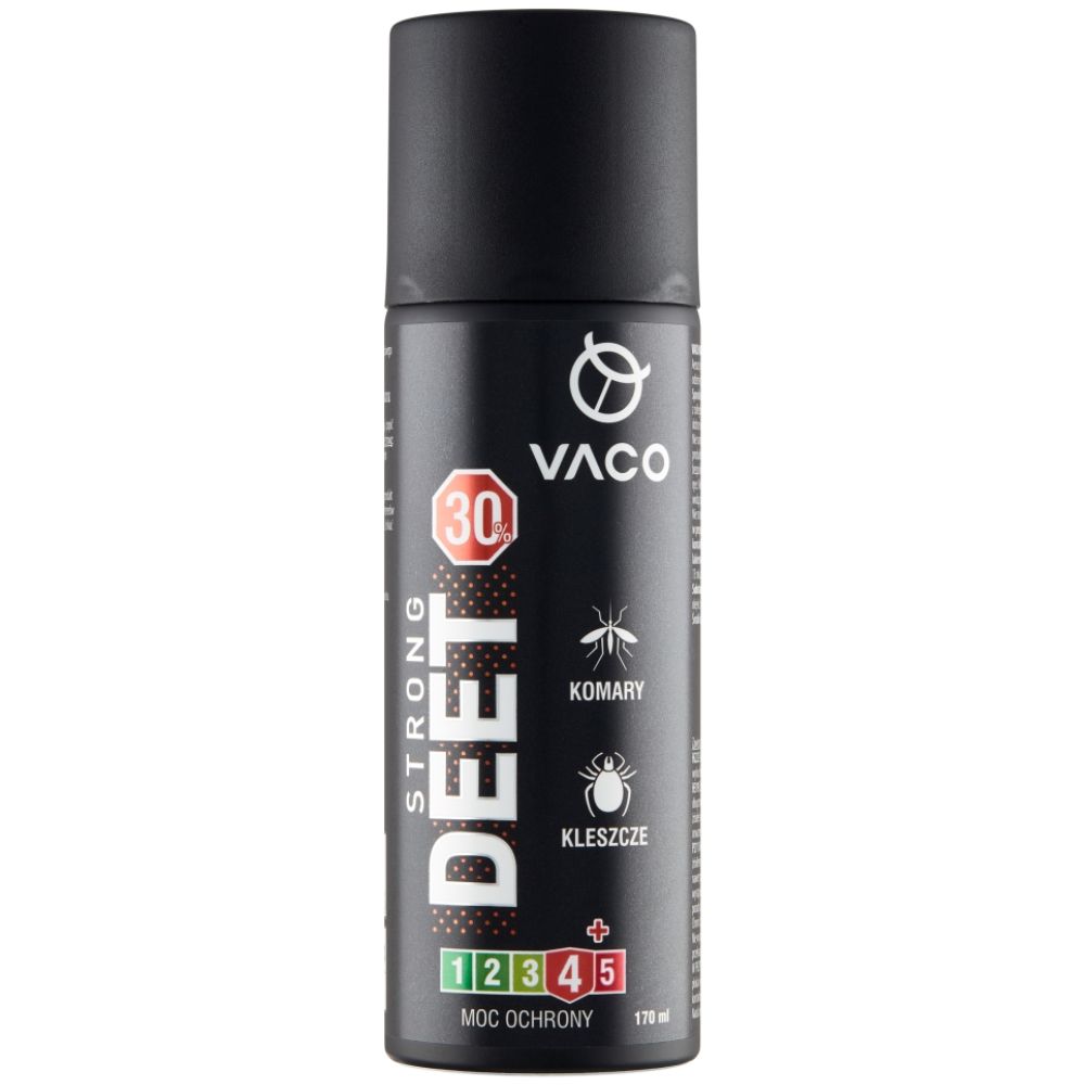 Vaco Strong DEET 30% spray na kleszcze, komary i meszki 170 ml