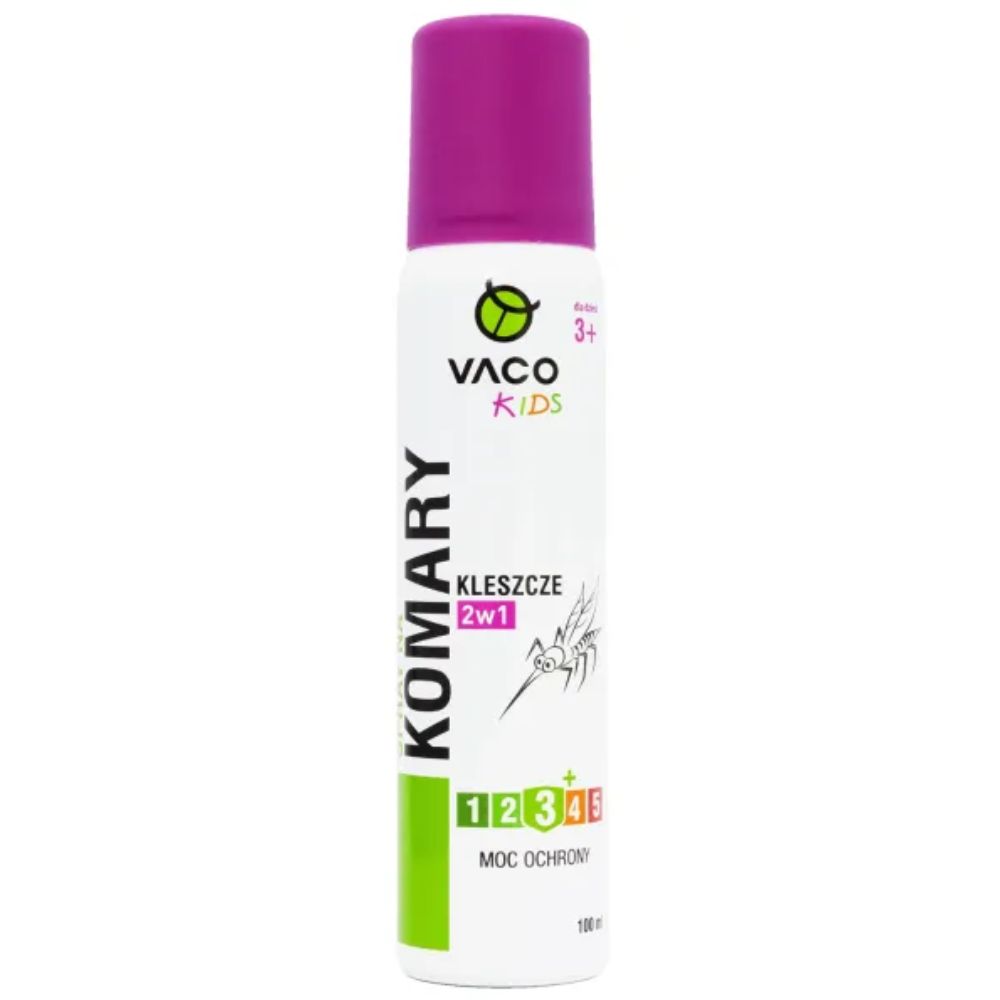 Vaco Kids spray na komary, kleszcze i meszki dla dzieci 100 ml