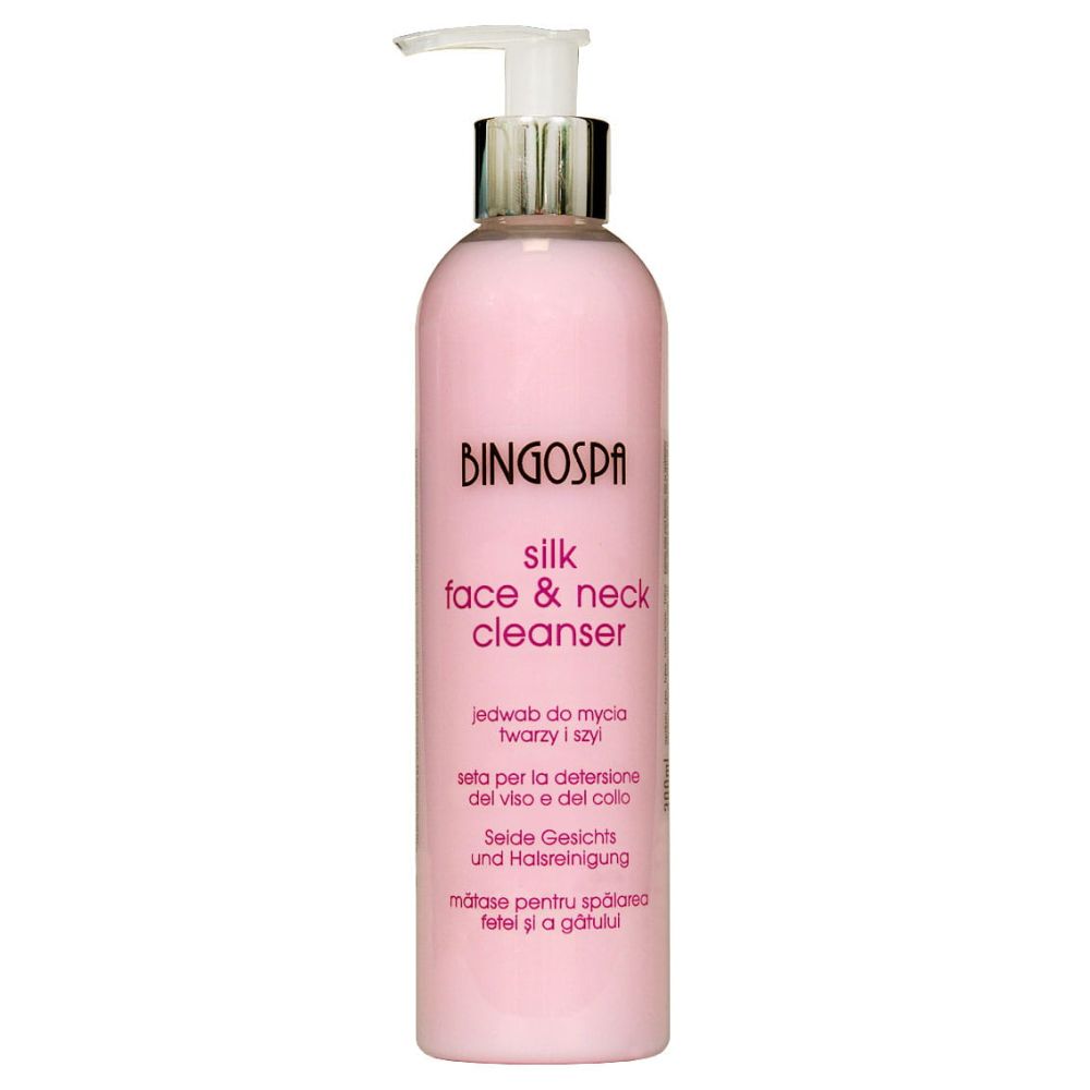 Bingospa jedwab do mycia twarzy i szyi 300 ml