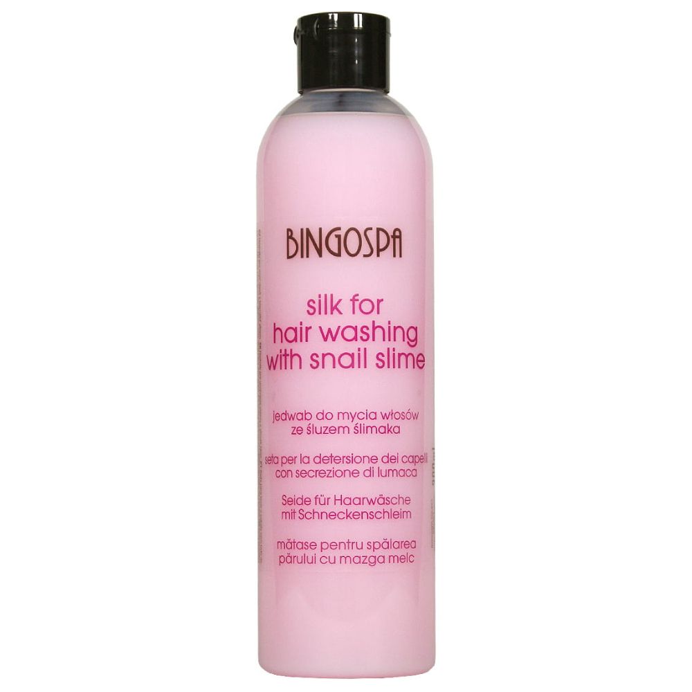 Bingospa jedwab do mycia włosów ze śluzem ślimaka 300 ml