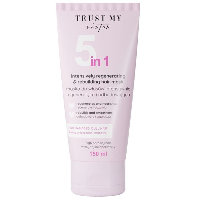 Trust My Sister TMS Maska 5w1 do włosów wysokoporowatych 150 ml main product photo