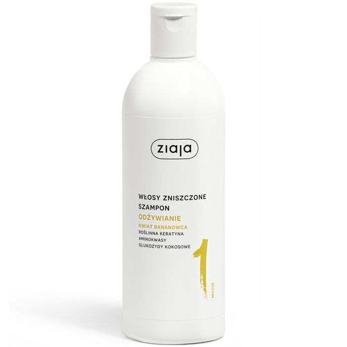 Ziaja Kwiat Bananowca szampon włosy zniszczone 400 ml main product photo