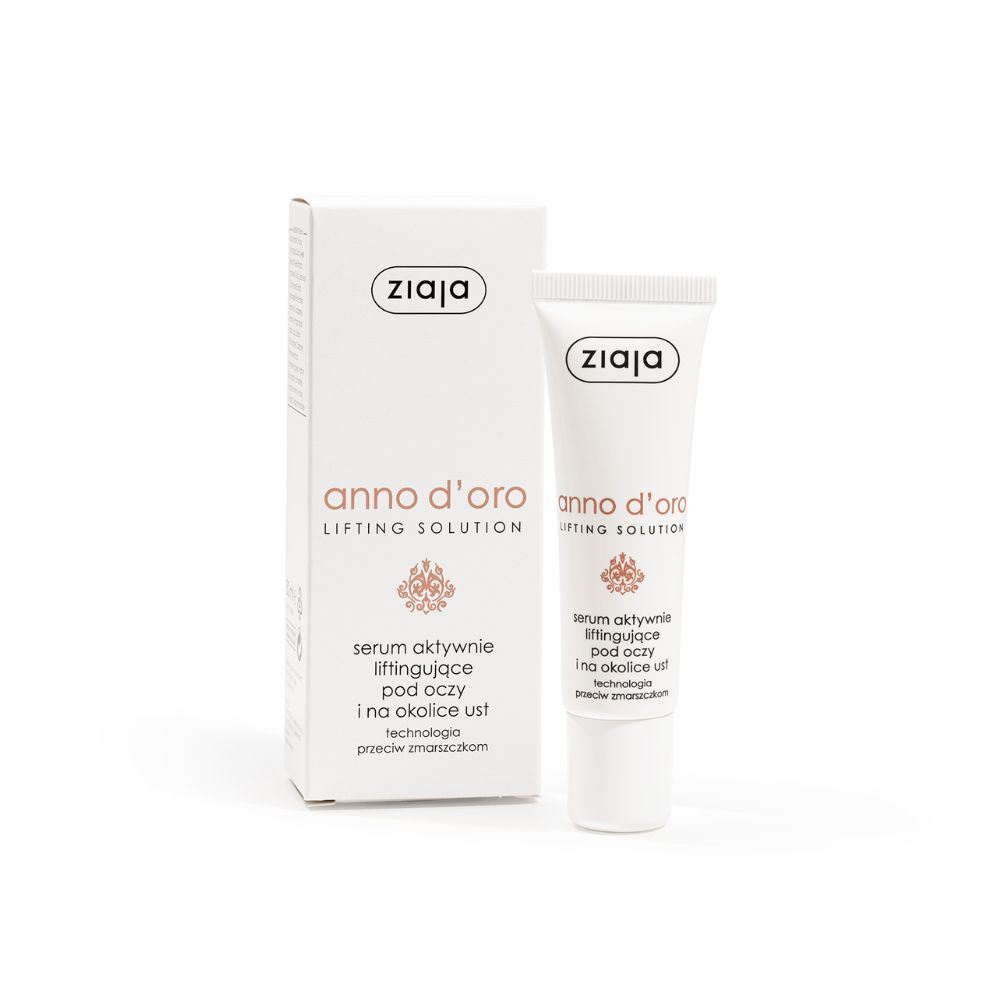 Ziaja Anno D’oro serum aktywnie liftingujące pod oczy i na okolice ust 30 ml