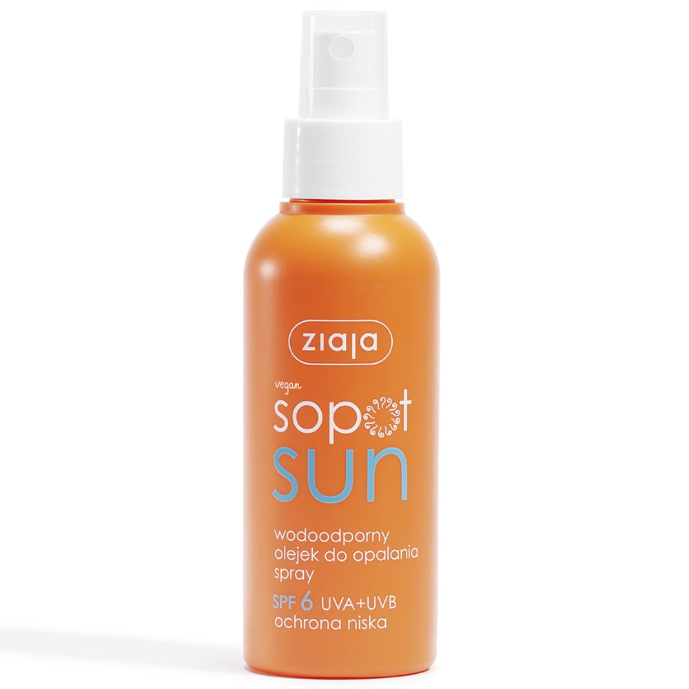 Ziaja Sopot Sun SPF6 olejek do opalania spray 125 ml