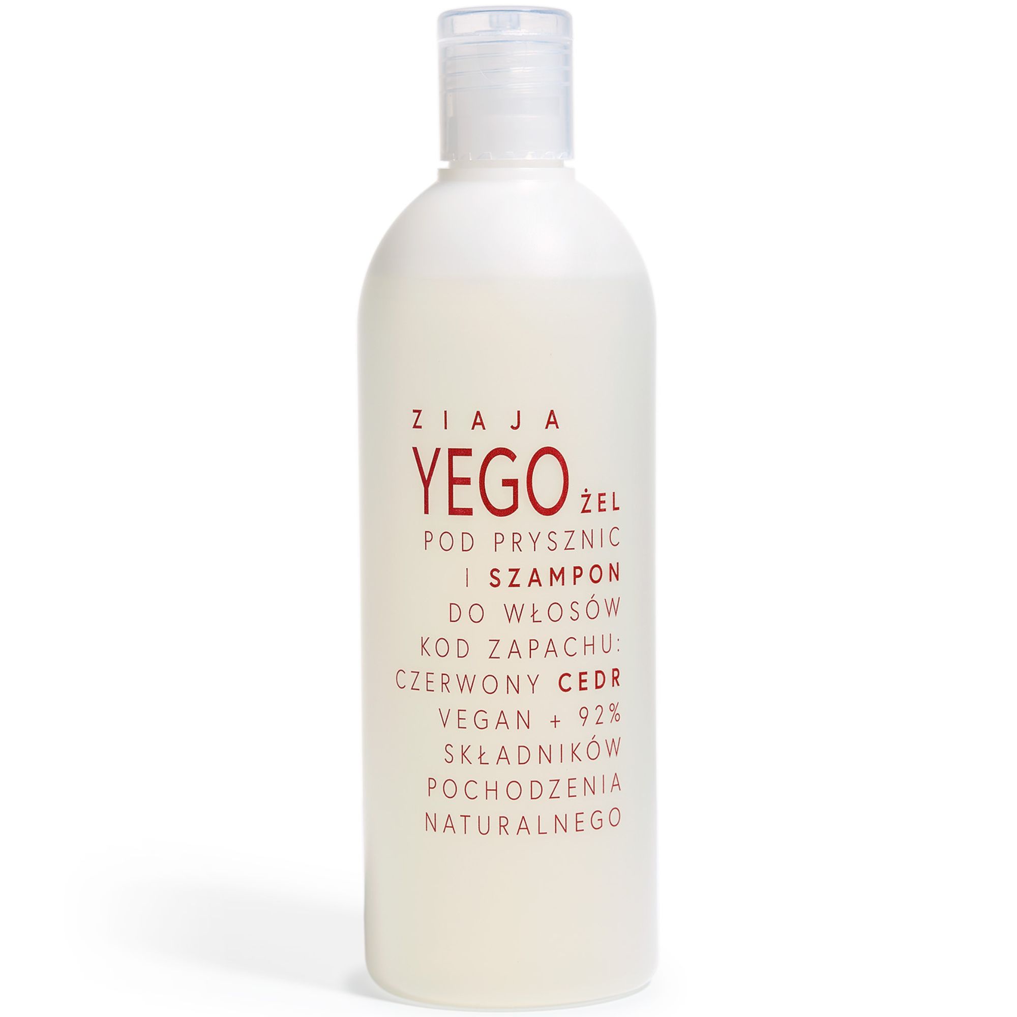 Ziaja żel pod prysznic i szampon do włosów Yego Czerwony Cedr 400 ml