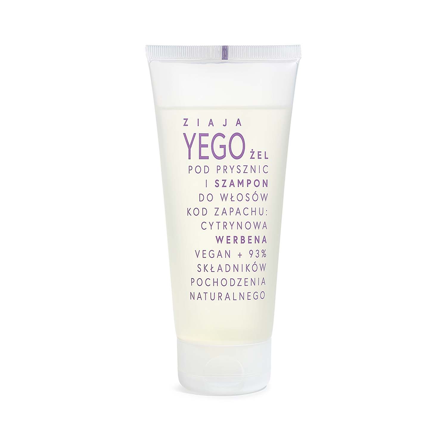 YEGO ŻEL POD PRYSZNIC I SZAMPON DO WŁOSÓW CYTRYNOWA WERBENA
