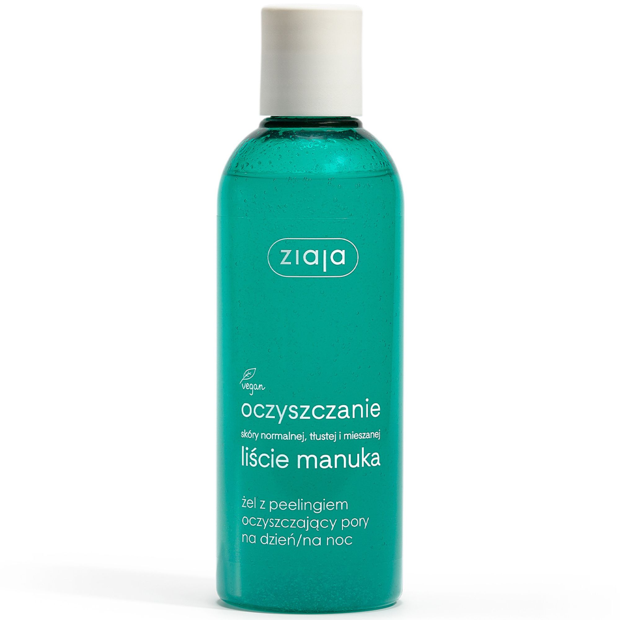 Ziaja Liście Manuka Żel z peelingiem oczyszczający pory na dzień/na noc 200 ml