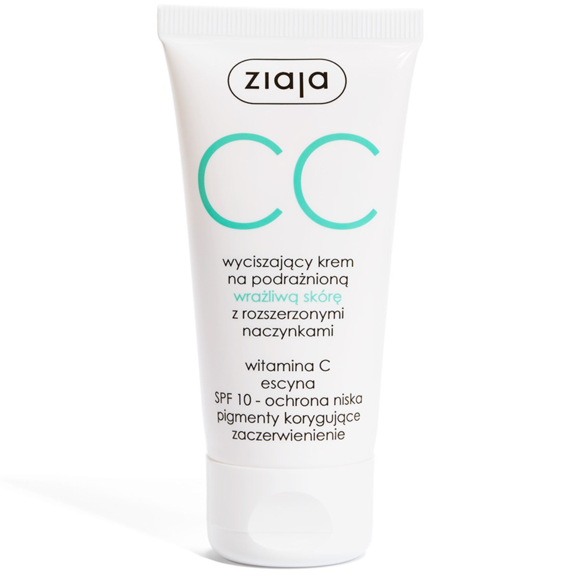 ZIAJA krem CC wyciszający - cera wrażliwa i naczynkowa 50ml