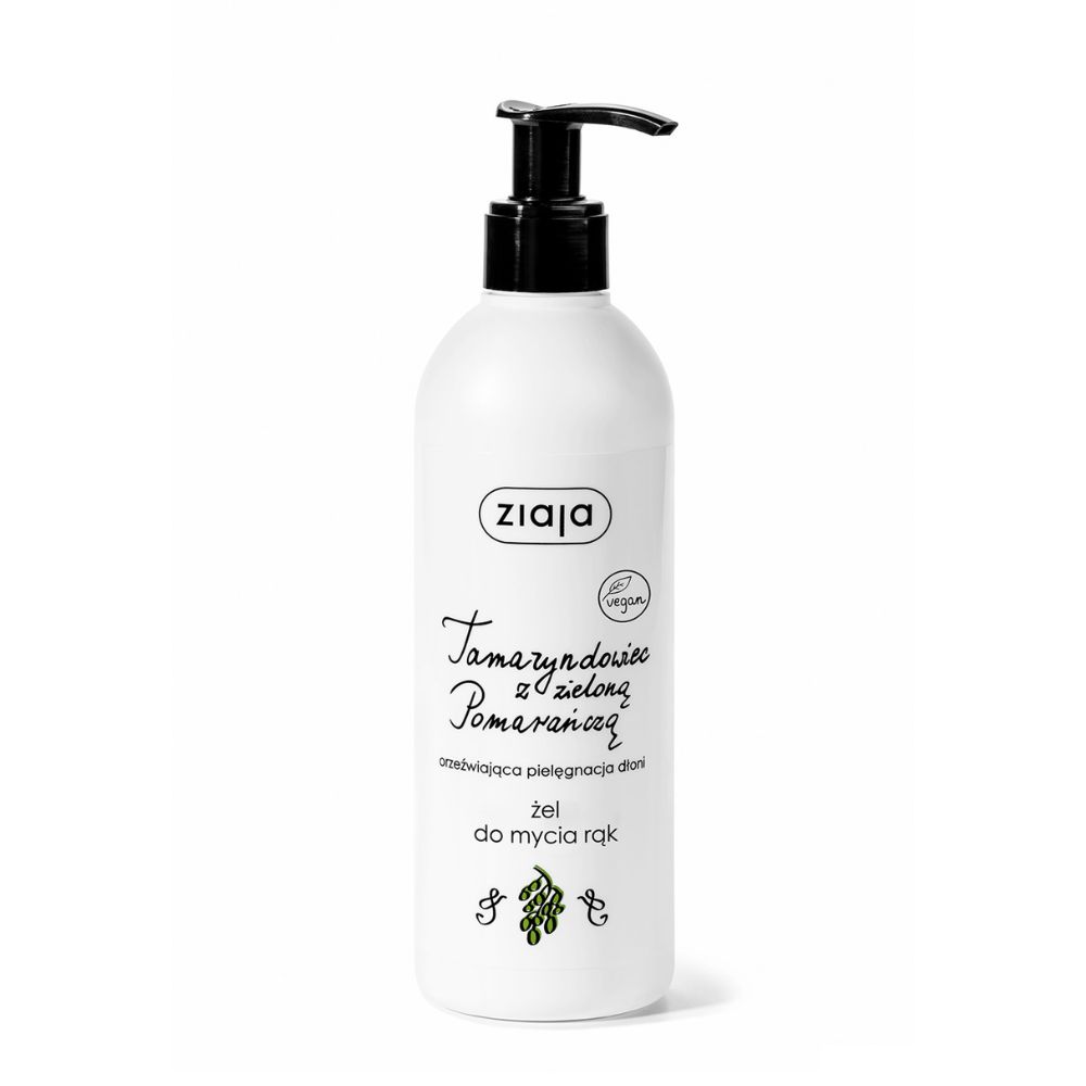 Ziaja Mydło do rąk w żelu tamaryndowiec z zieloną pomarańczą 270 ml