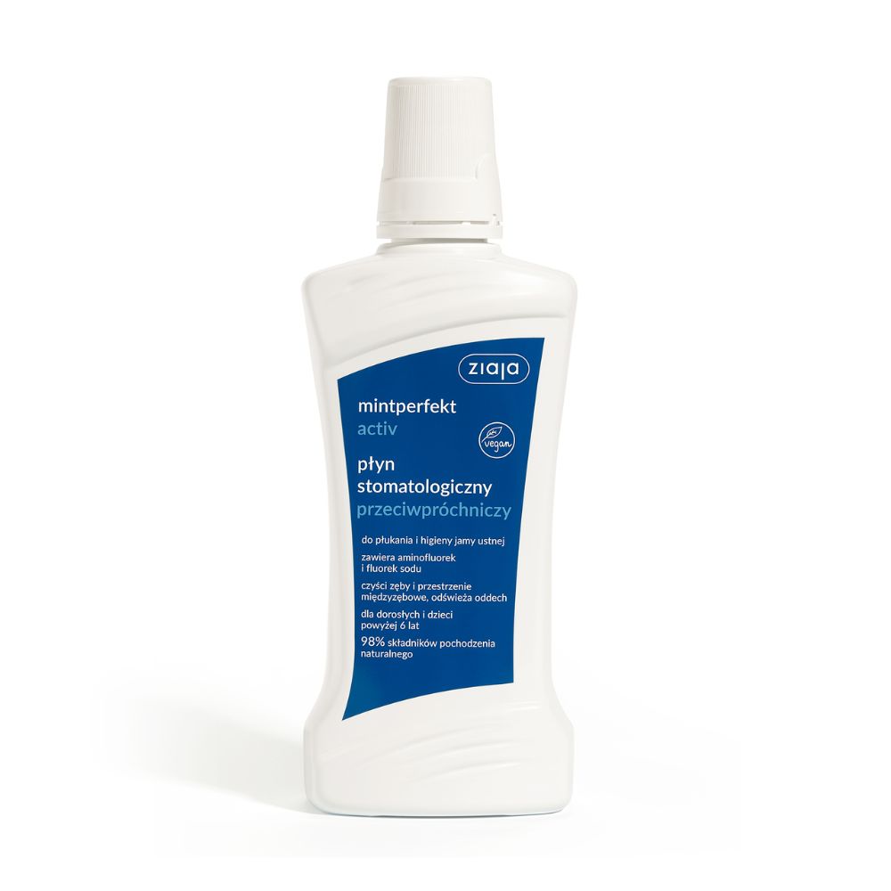 Ziaja Mintperfekt Activ Płyn stomatologiczny Pprzeciwpróchniczy 500 ml