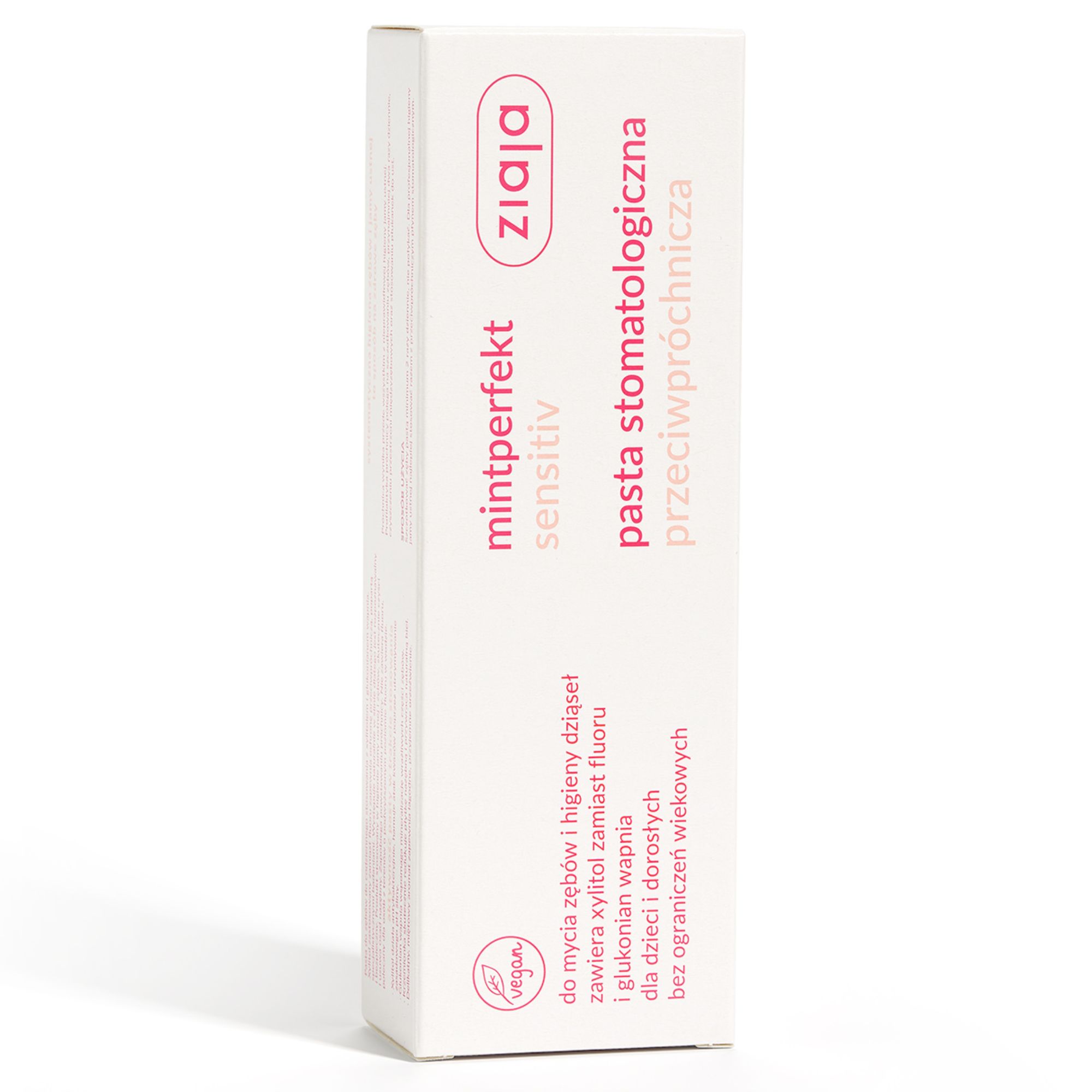 ZIAJA Mintperfekt Sensitiv pasta stomatologiczna przeciwpróchnicza 75 ml