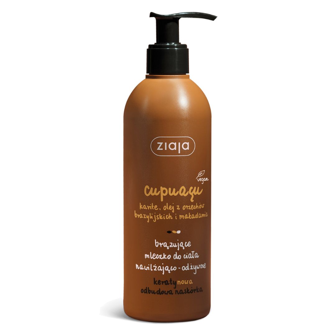 Ziaja brązujące mleczko do ciała nawilżająco-odżywcze Cupuacu 300 ml