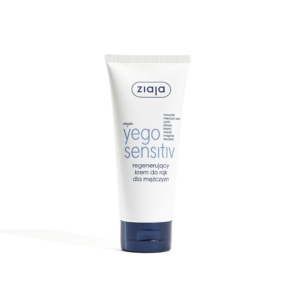 Ziaja Yego Sensitiv regenerujący krem do rąk dla mężczyzn 75 ml