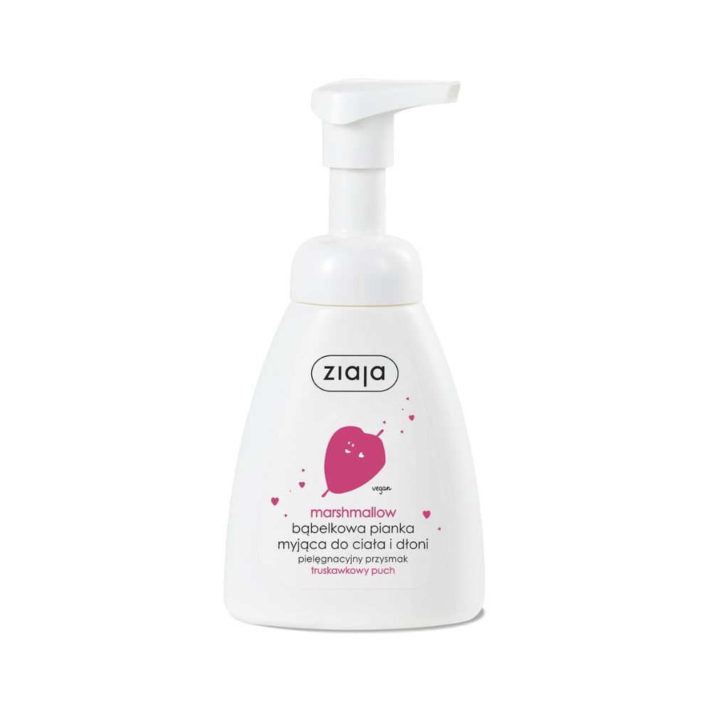 Ziaja Marshmallow pianka myjąca do ciała i dłoni 250 ml