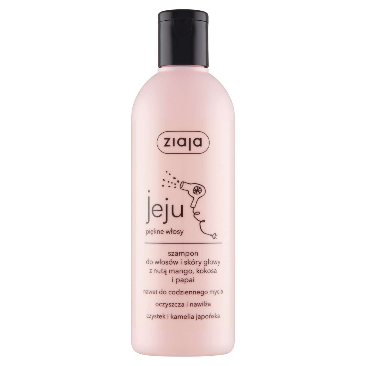 Ziaja Jeju szampon do włosów, mango, kokos, papaja 300ml