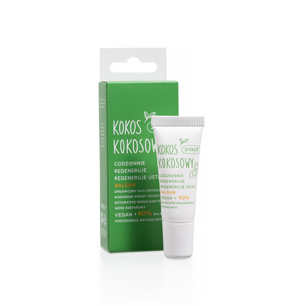 Ziaja Kokos Kokosowy Regenerujący balsam do ust 10 ml