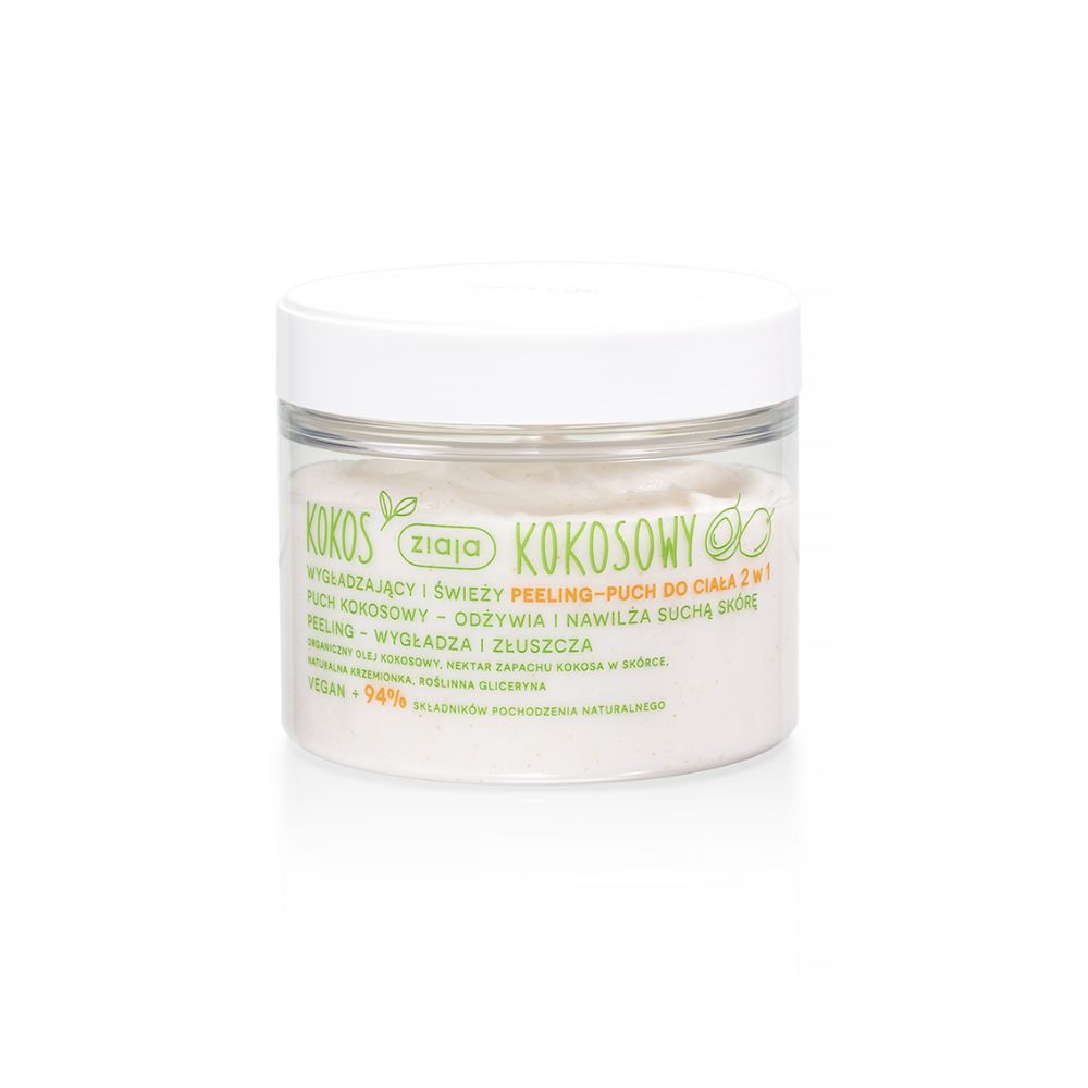 Ziaja Kokos Kokosowy Peeling-puch do ciała 2w1 270 ml