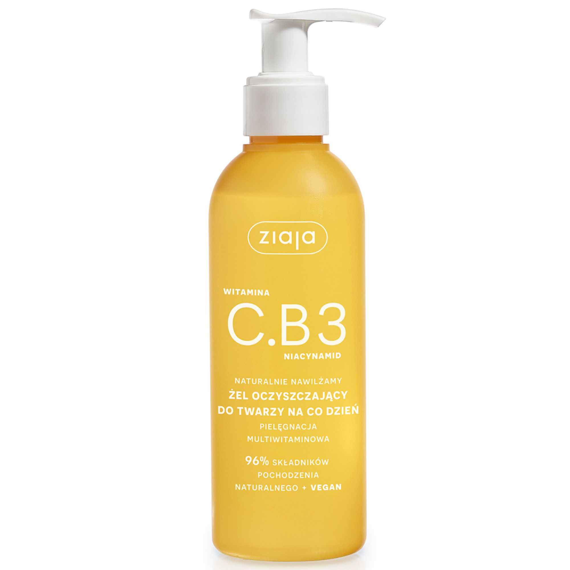 Ziaja żel oczyszczający do twarzy na co dzień Witamina C.B3 190 ml