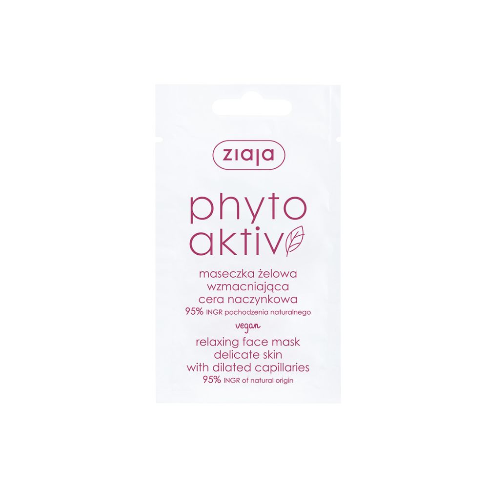 Ziaja Phytoactiv Maseczka żelowa wzmacniająca do cery naczynkowej 7 ml