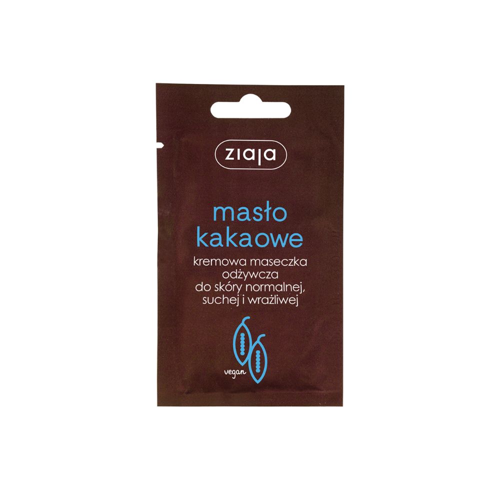 Ziaja Maska odżywcza saszetka Masło kakaowe 7 ml