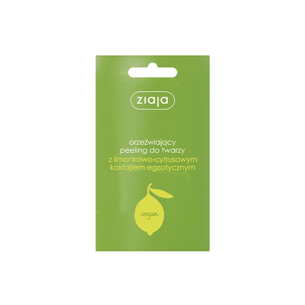Ziaja Peeling do twarzy limonkowo-cytrusowy 7 ml