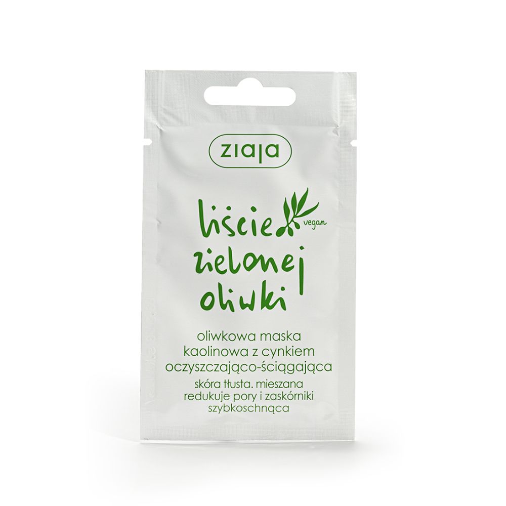 Ziaja Oliwkowa Maska Kaolinowa z Cynkiem Oczyszczająco-Ściągająca 7 ml