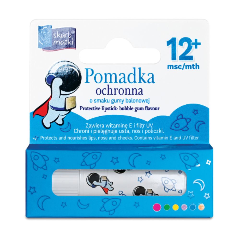 Skarb Matki pomadka ochronna o smaku gumy balonowej 6,5 g