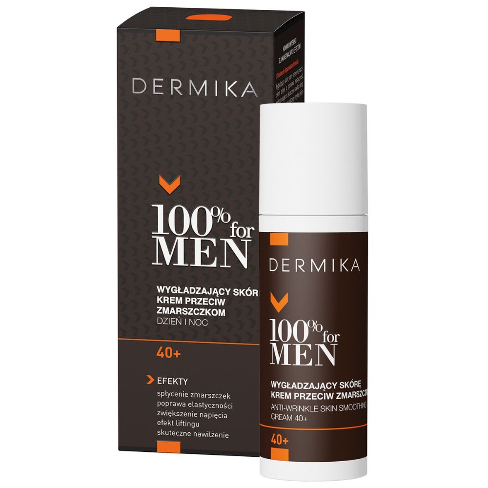 Dermika 100% For Men krem wygładzający 40+ 50 ml