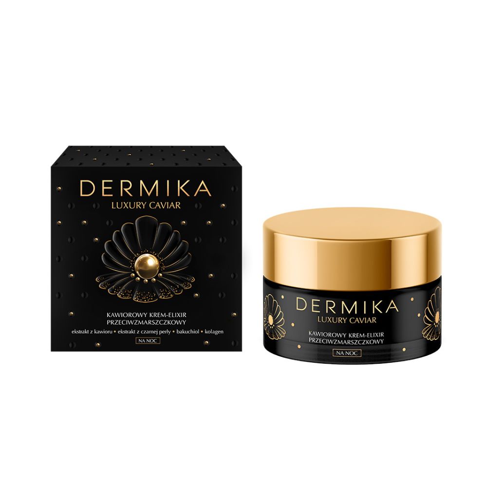 Dermika Luxury Caviar kawiorowy krem-eliksir na noc 50 ml
