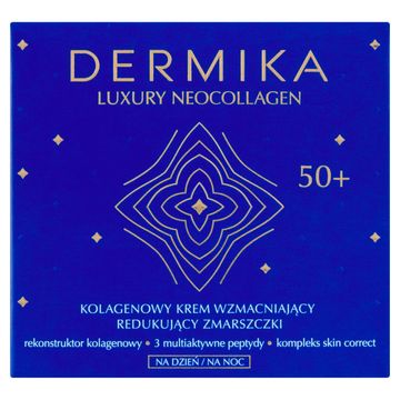 Dermika Luxury Neocollagen Kolagenowy krem wzmacniający 50+ na dzień i noc 50 ml