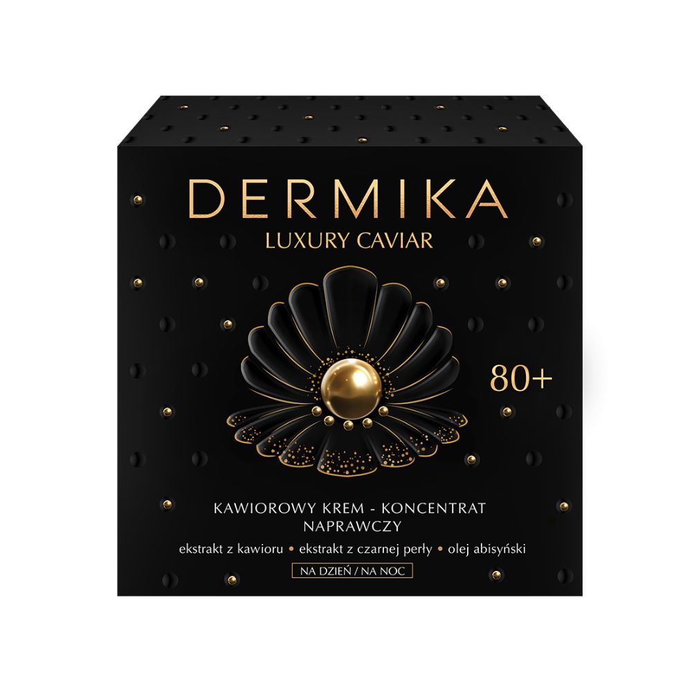Dermika Luxury Caviar Kawiorowy krem koncentrat naprawczy 80+ 50 ml