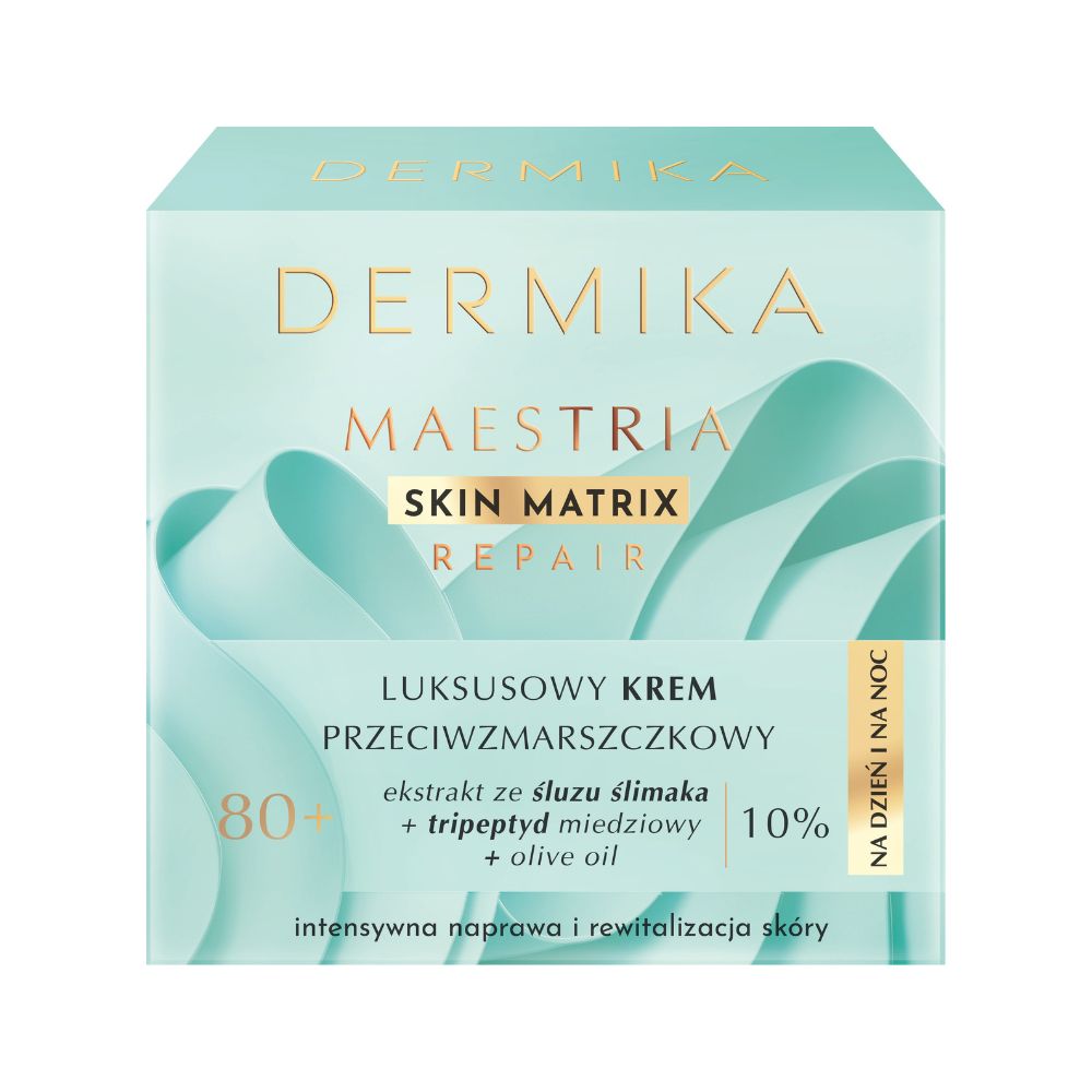 Dermika Maestria Luksusowy krem przeciwzmarszczkowy 80+ na dzień i na noc 50 ml