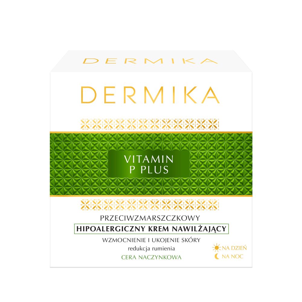 Dermika Vitamina P Plus krem do twarzy hipoalergiczny nawilżający 50 ml