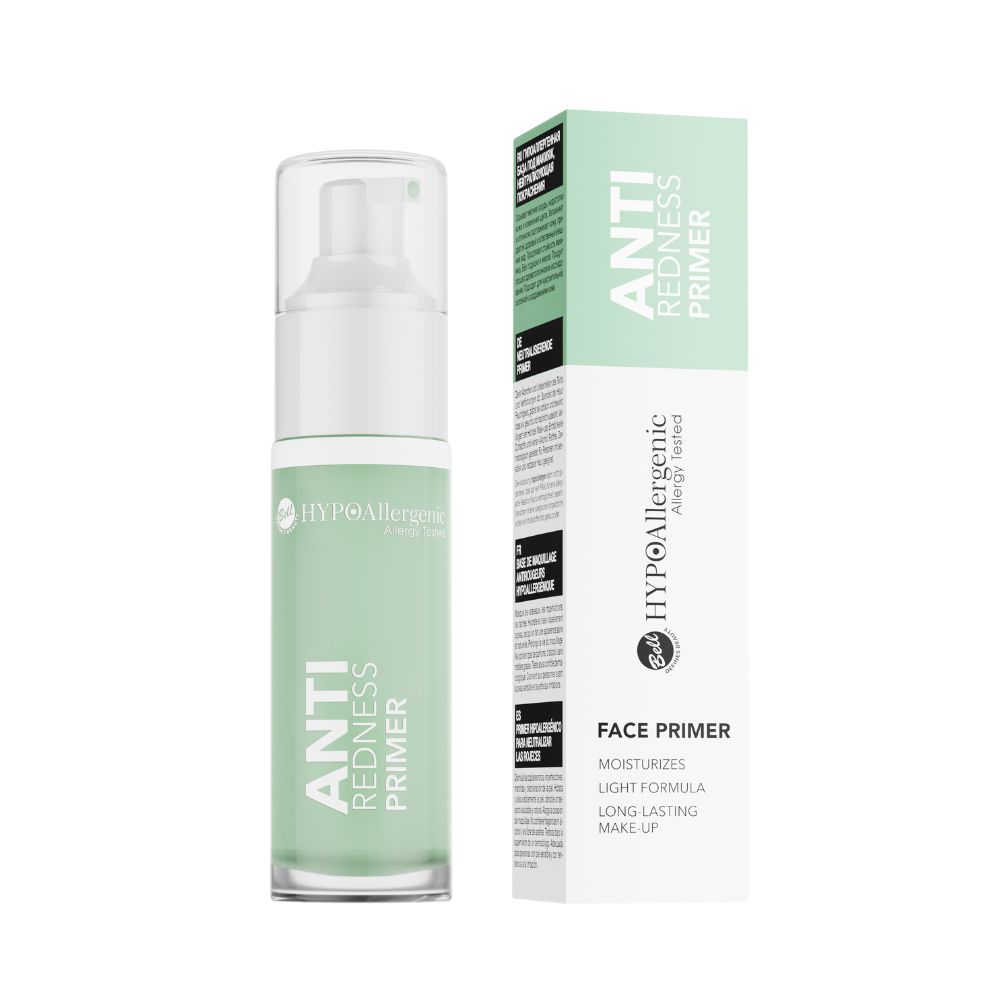 Bell HYPOAllergenic Anti-Redness Primer 01 Hypoalergiczna baza pod makijaż neutralizująca zaczerwienienia 30 g
