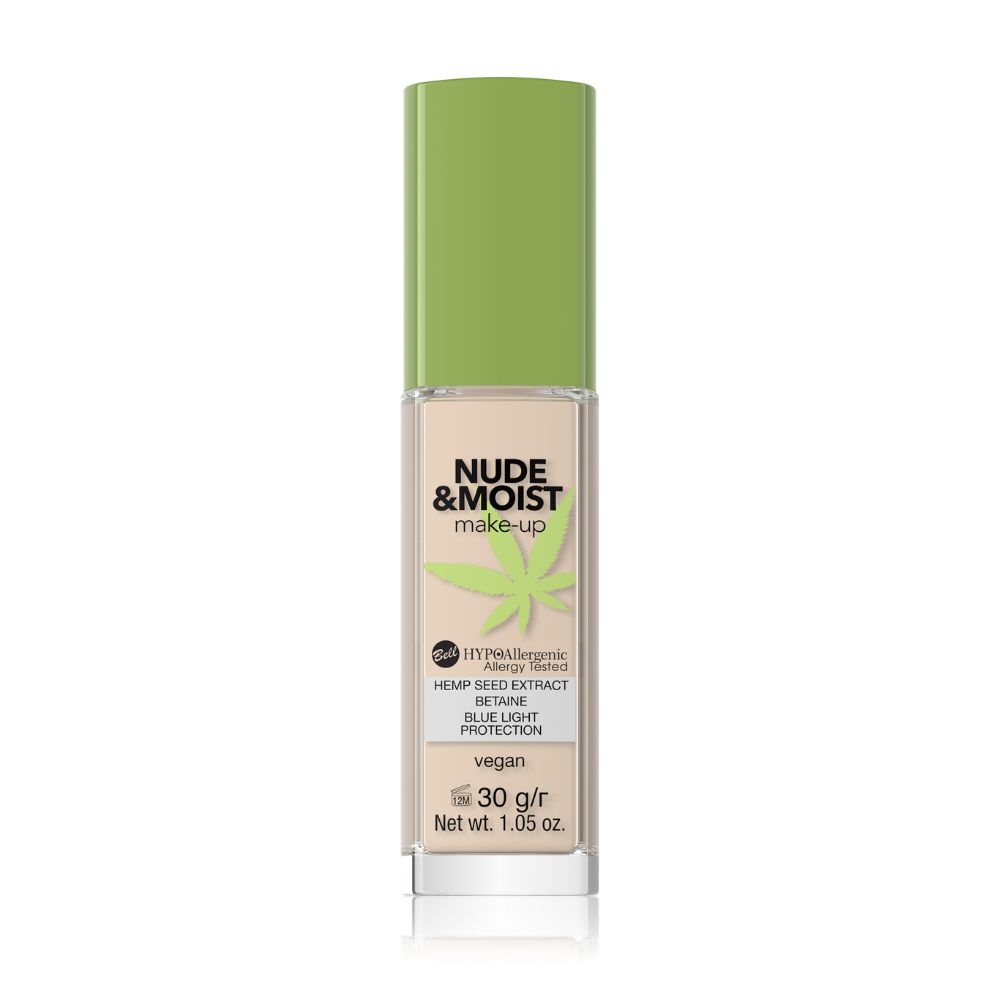 Bell HYPOAllergenic Nude&Moist Make-Up 2 Hypoalergiczny fluid nawilżająco - odżywczy 30 g