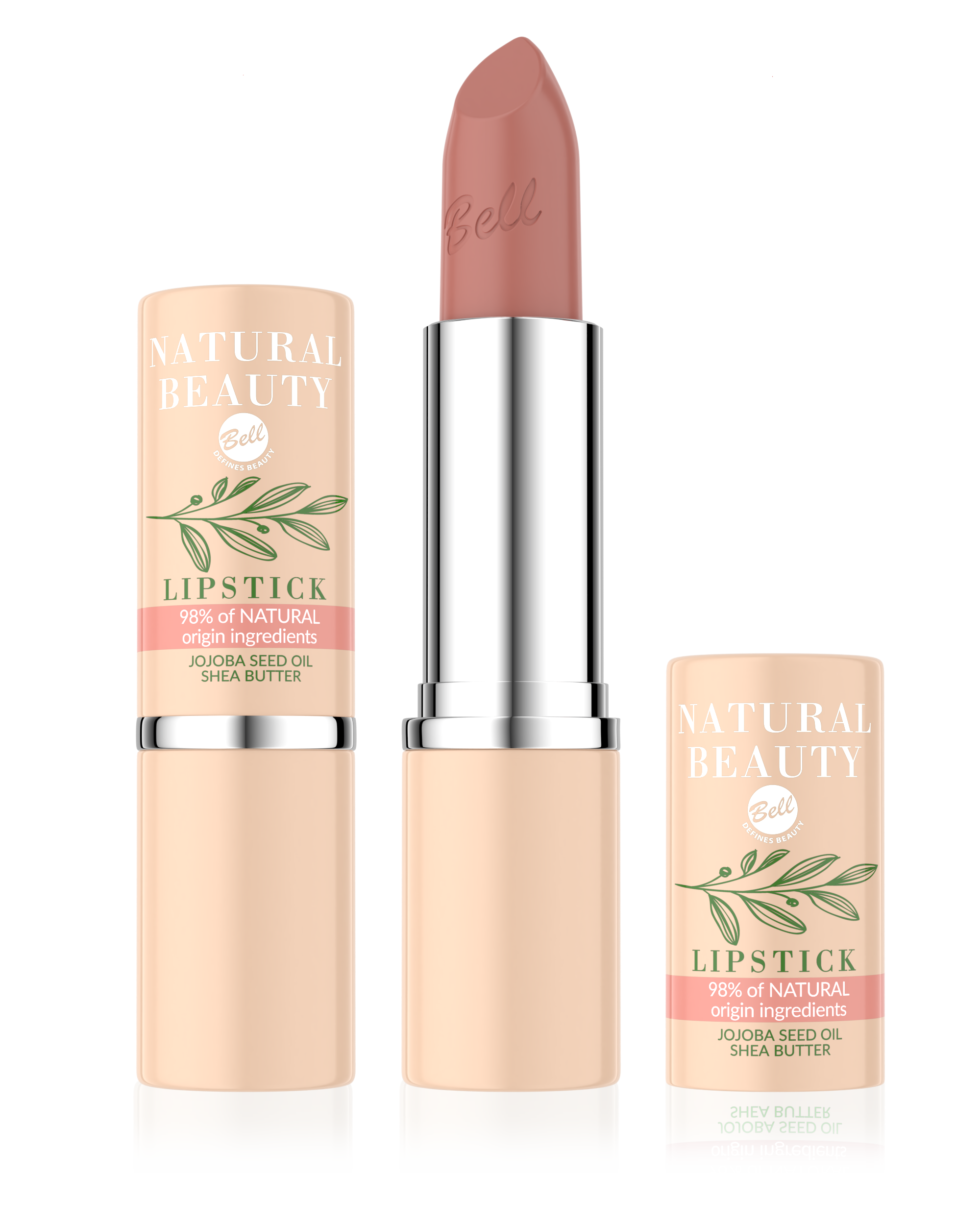 Bell naturalna pomadka NATURAL BEAUTY Lipstick 001