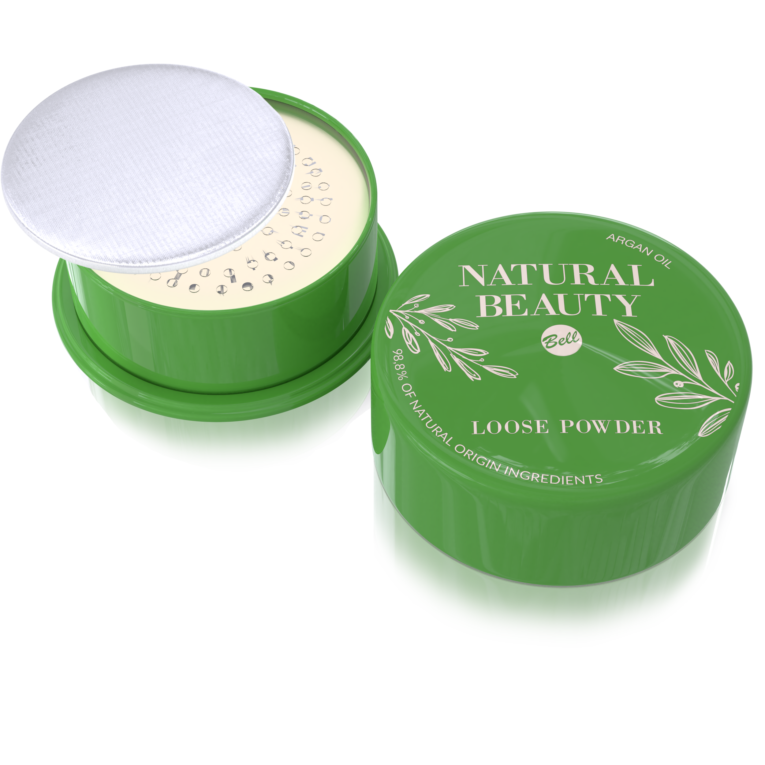Bell sypki puder NATURAL BEAUTY Loose Powder 001