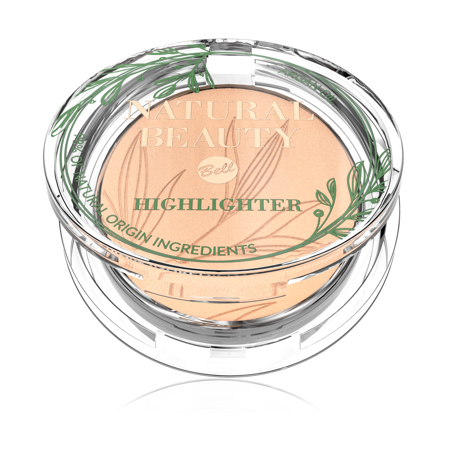 Bell rozświetlacz z olejem arganowym NATURAL BEAUTY Highlighter 001
