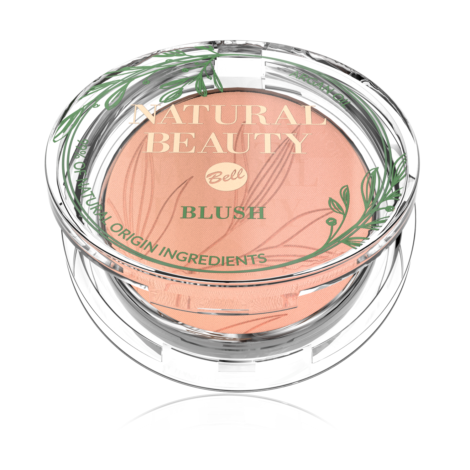 Bell róż z olejem arganowym NATURAL BEAUTY Blush 001