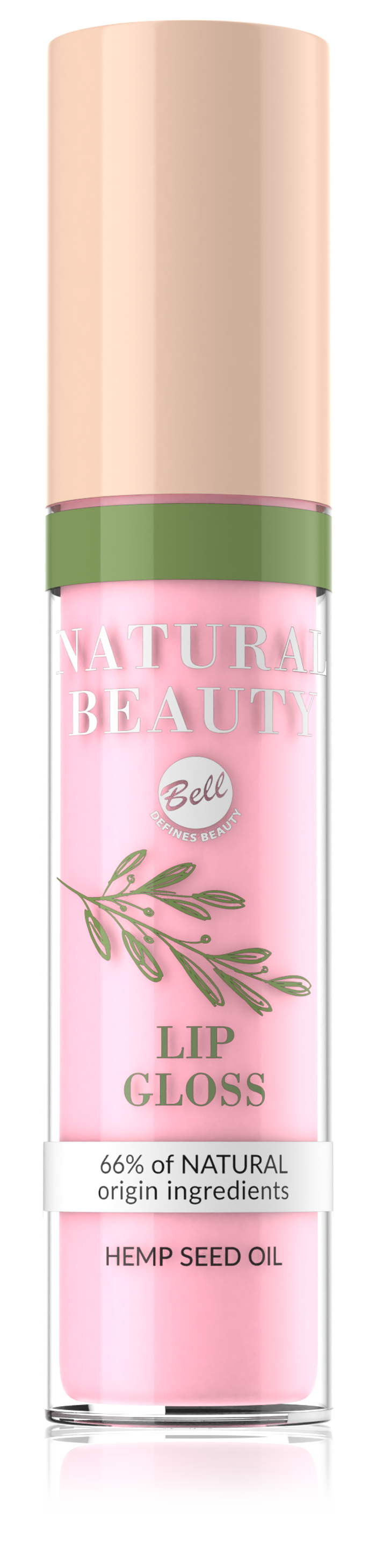 Bell błyszczyk z olejem z nasion konopii NATURAL BEAUTY Lip Gloss 003 main product photo