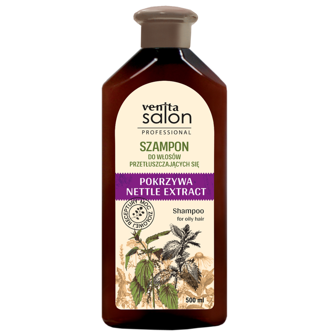 VENITA Salon szampon do włosów z ekstraktem z pokrzywy 500ml
