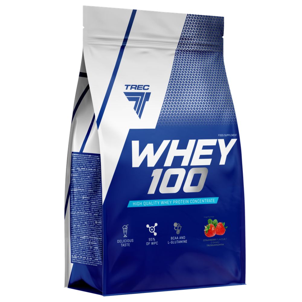 Trec Whey 100 Strawberry odżywka białkowa 700 g