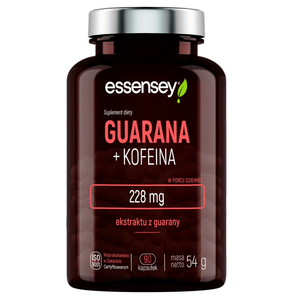 Essensey Guarana + Kofeina 90 kapsułek