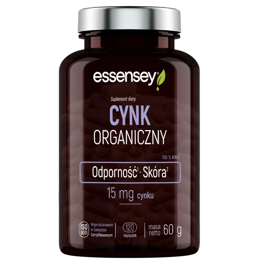 Essensey Cynk Organiczny 120 kapsułek