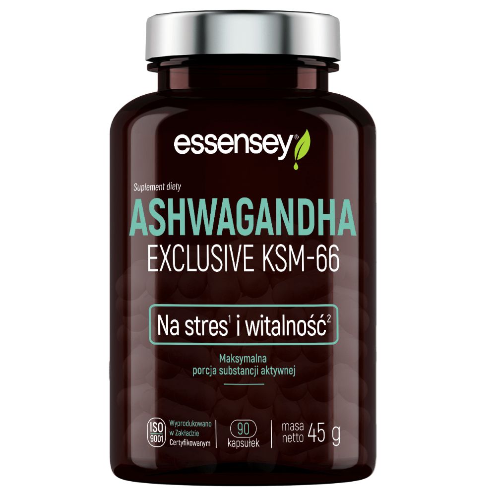 Essensey Ashwagandha Exclusive KSM-66 90 kapsułek