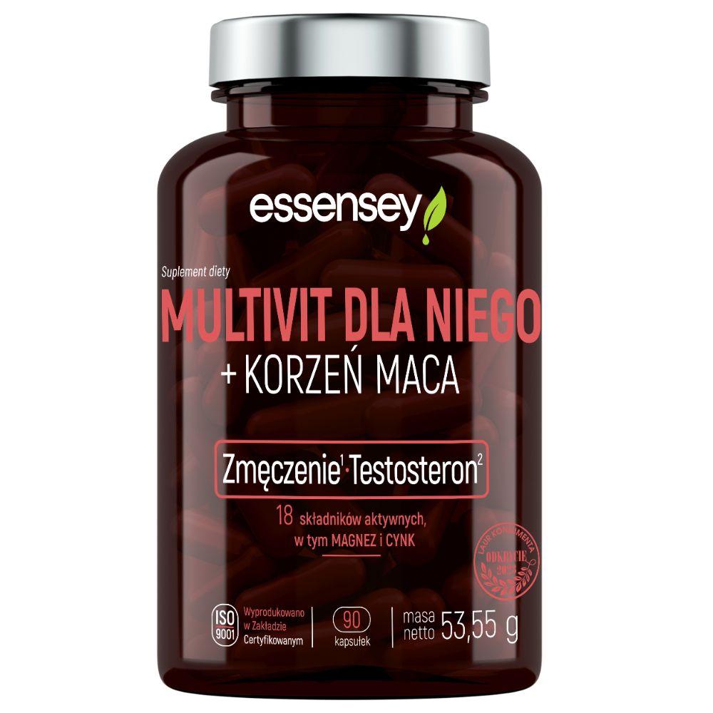 Essensey Multivit Dla Niego Korzeń Maca 90 kapsułek