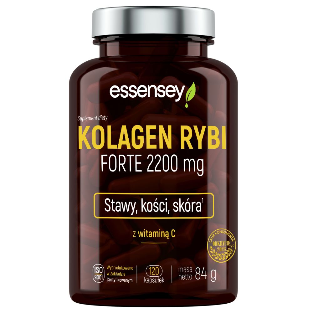 Essensey Kolagen Rybi Forte 2200 mg 120 kapsułek
